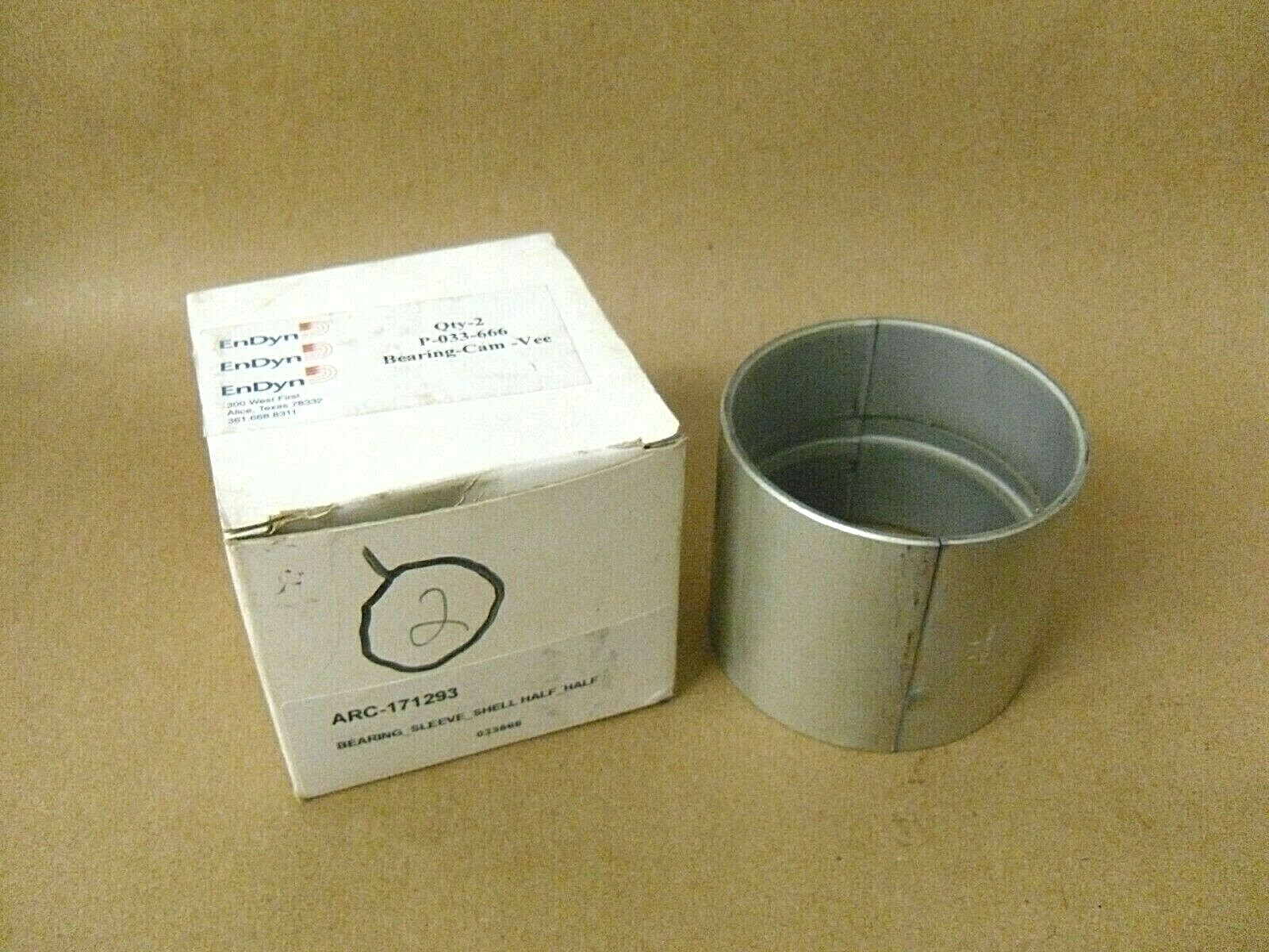 Qty 4) ENDYN P 033-666 CONNECTING ROD BEARING SET ARC