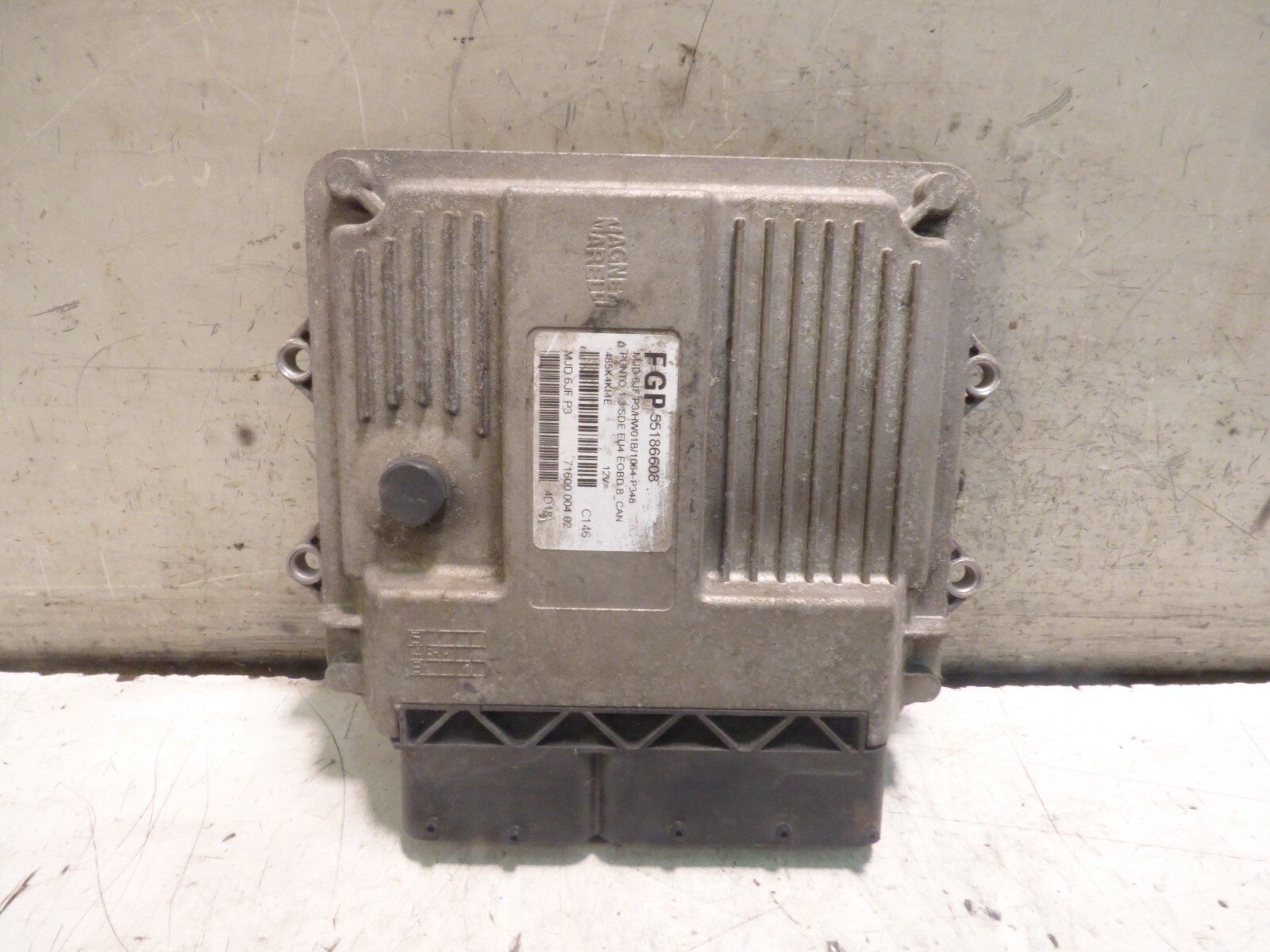 CENTRALINA MOTORE FIAT PUNTO II 188 2010 55186608