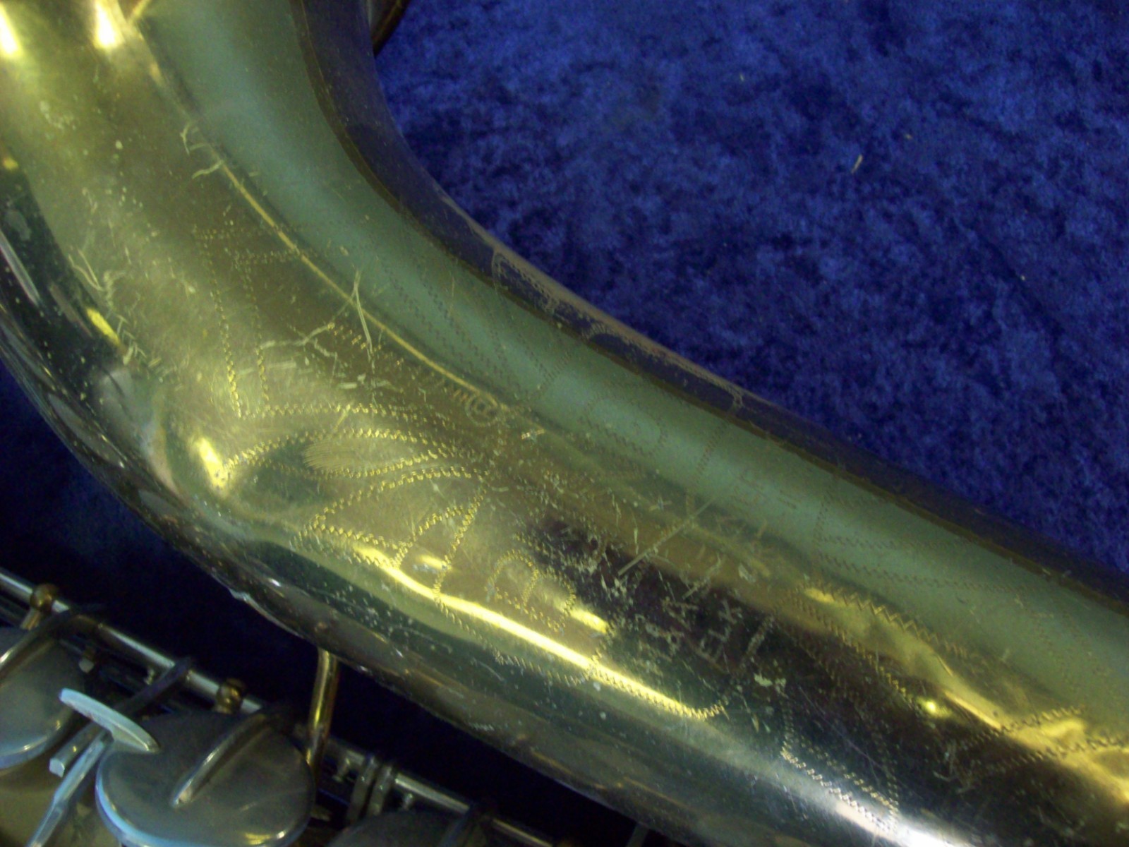 BUNDY By H & A SELMER INC. U.S.A. TENOR SAXOPHONE ELKHART, INDIANA - BODY ONLY