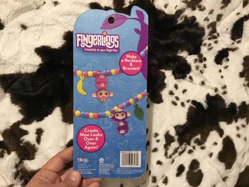 Fingerlings Jewelry Activity Kit Set Bracelet Necklace Bead Monkey Charm