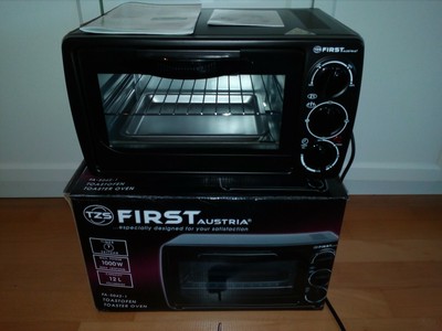 TZS First Austria Toastofen FA-5042-1 Minibackofen 12 Liter 1000 Watt neu
