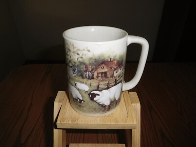 Vintage Otagiri Grazing Sheep Mug