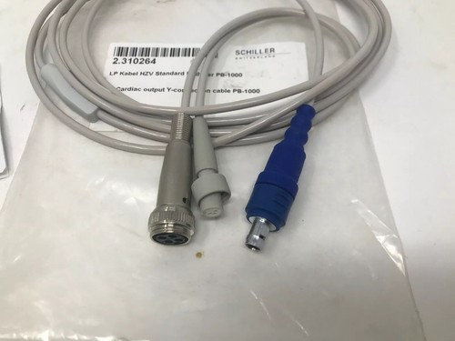 Schiller LP Cardiac Output Y Connection cable PB-1000 2.310264