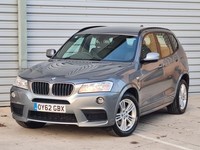 2012 BMW X3 xDrive20d M Sport 5dr Step Auto 1 OWNER/F.S.H/2KEYS ESTATE Diesel Au