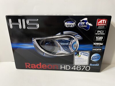 HIS ATI Radeon HD 4670 (H467QR1GH) 1GB DDR3 SDRAM PCI Express x16 Graphic Card