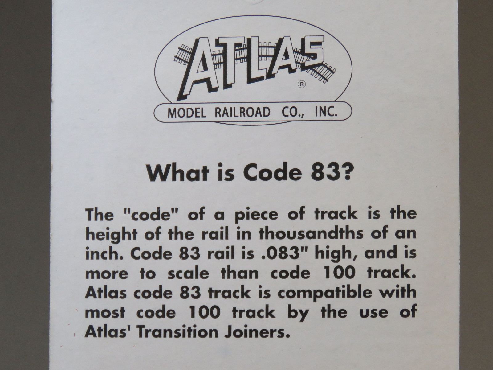 ATLAS HO CODE 83 24