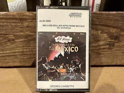 Million Seller Hits From Mexico - 101 Strings (Cassette, Alshire) New Sealed 