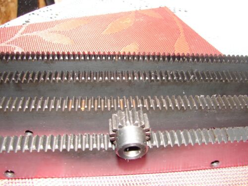 CNC Plasma table mech Rack & Gear 96." Rack (4x24"pcs) & a 20T 1/2" pinion gear