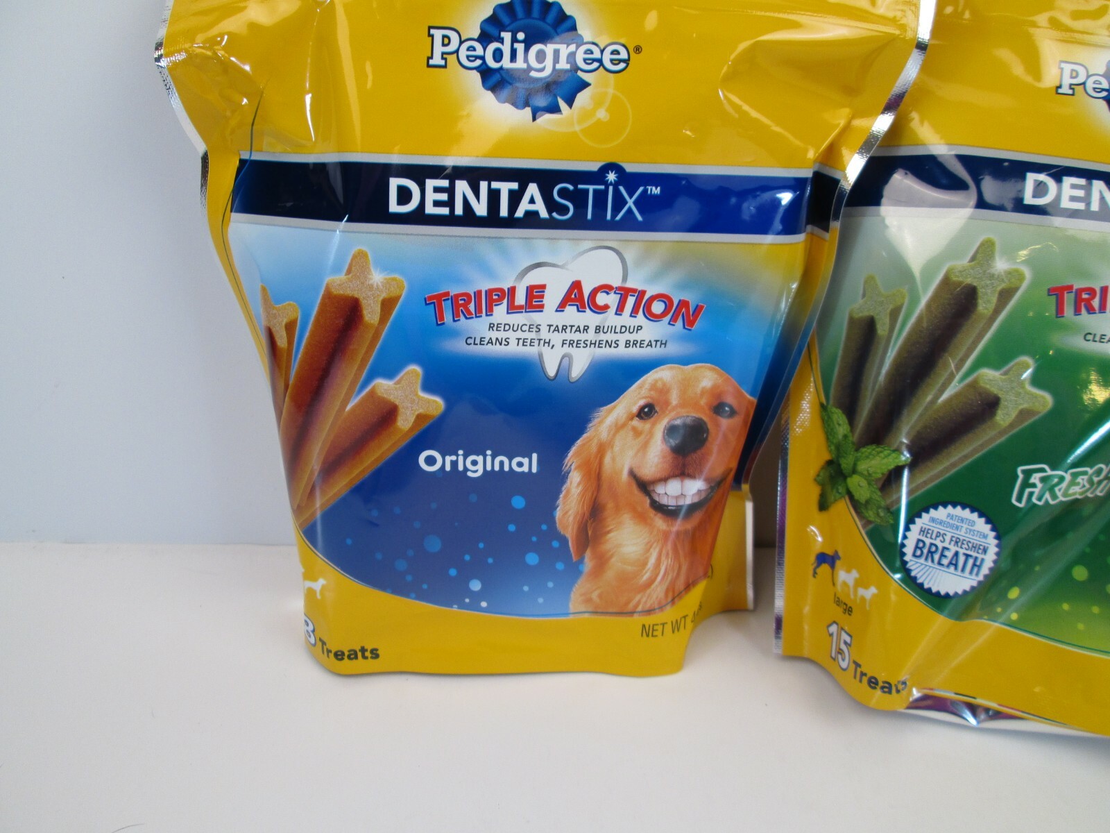 Pedigree Dentatix 33 Count Large Dog Triple Action Fresh and Original