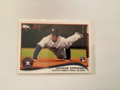 George Springer 2014 Topps Update Series Rookie Card # US-210 Astros
