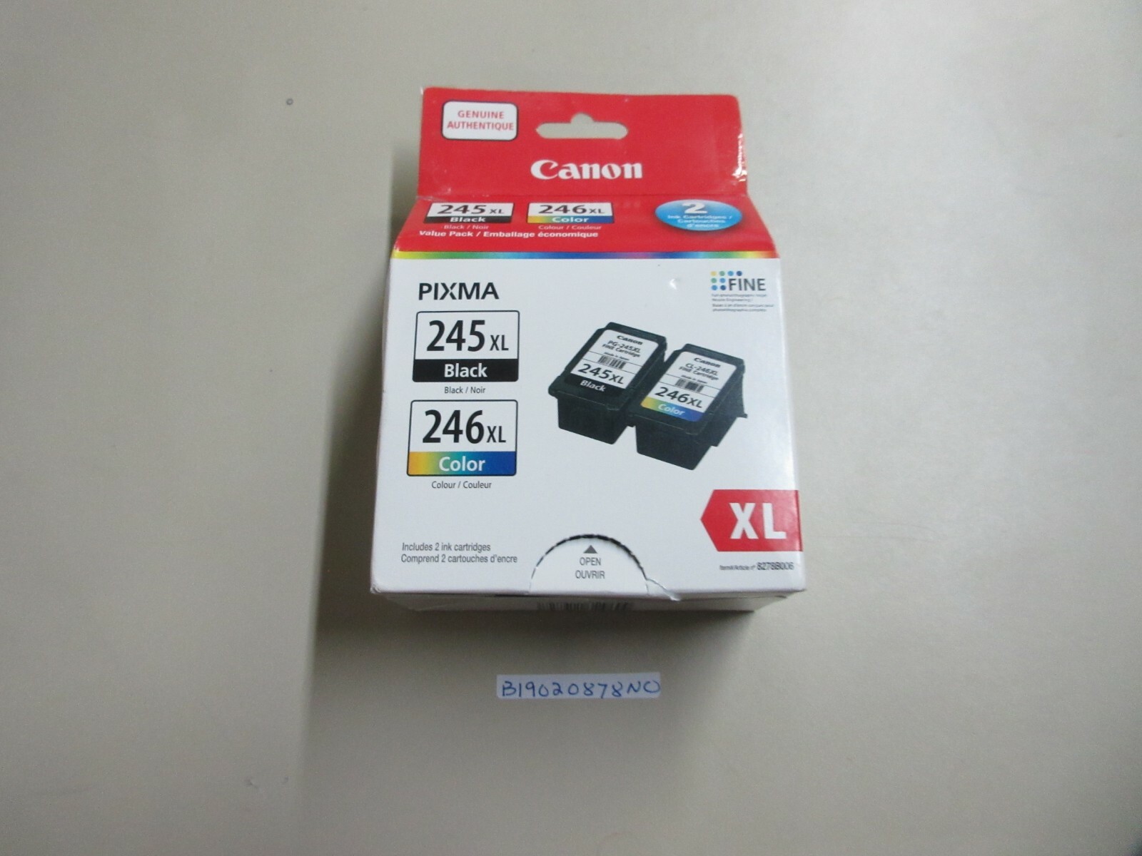 Canon Ink Cartridges - 245XL Black 246XL Color