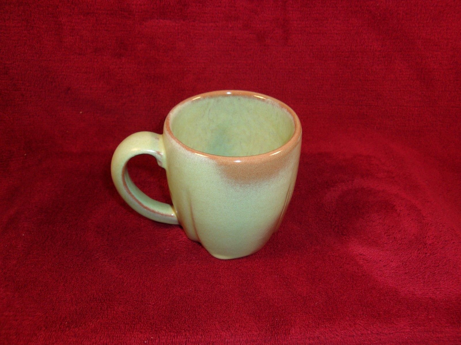 Vintage Frankoma  Pottery #C6  Mug, Praire Green