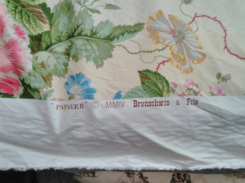 BRUNSCHWIG & FILS Cotton Floral Fabric 
