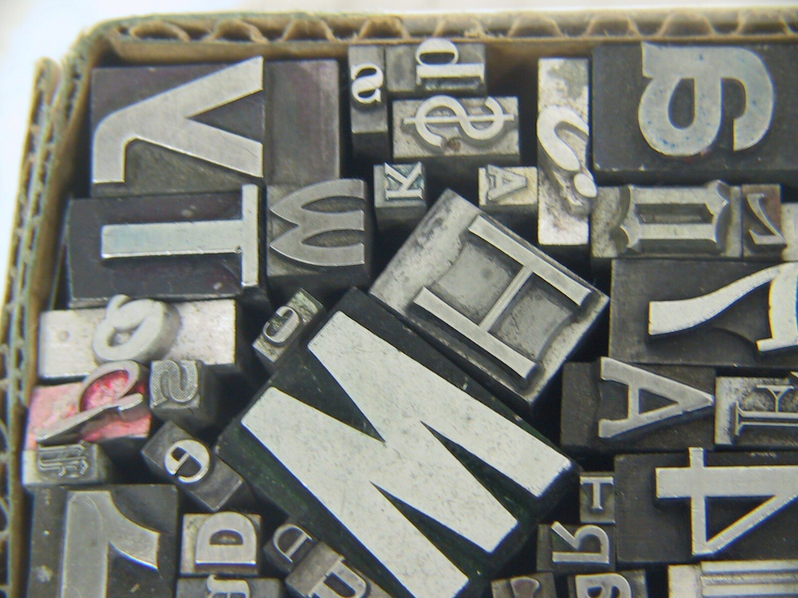 Mixed Metal Type  - Letterpress from the 50's era #06
