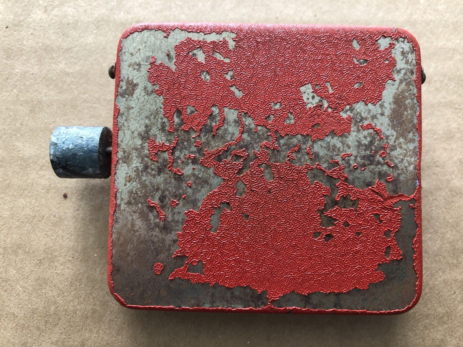 Vintage BOND ROLLER CASE CO Red Metal Cigarette Maker Akron Oh Instructions #2