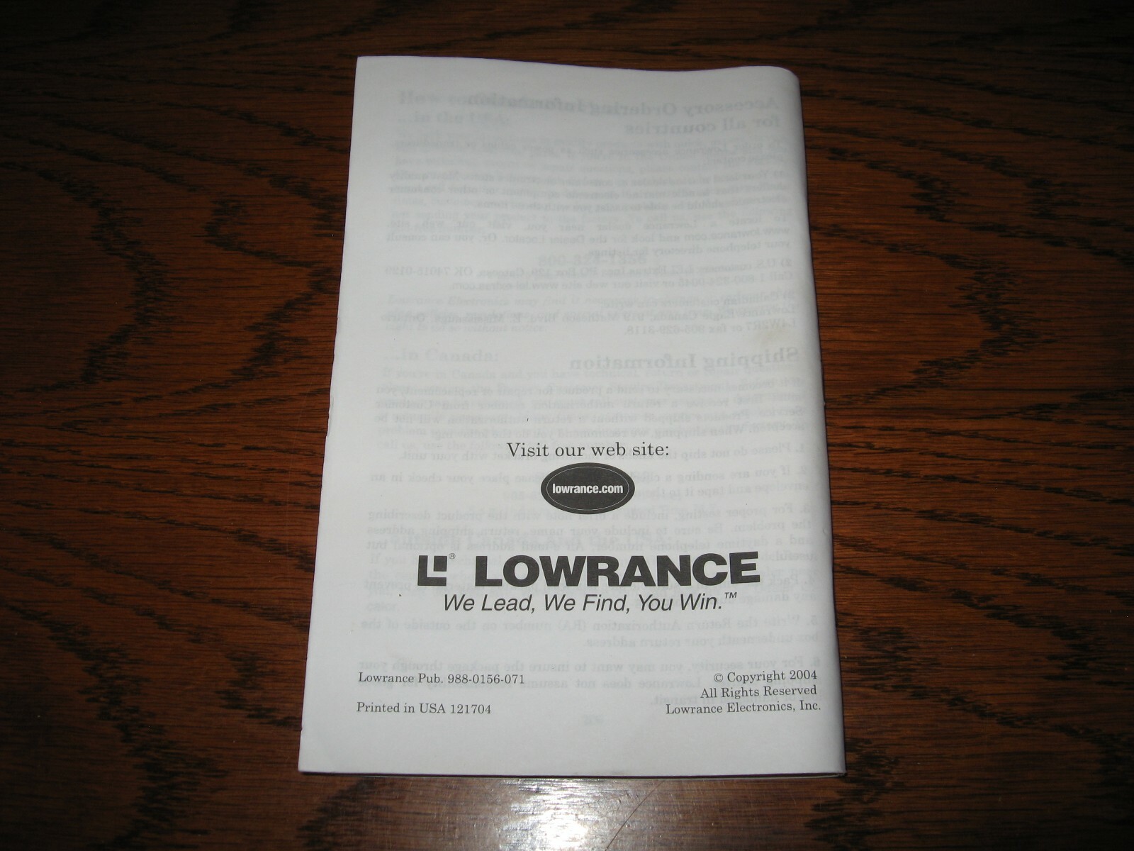 Lowrance LMS 332C 337C manual