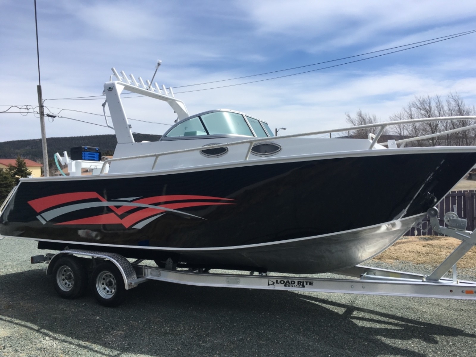 New 2018 25’ Ocean Craft welded aluminum