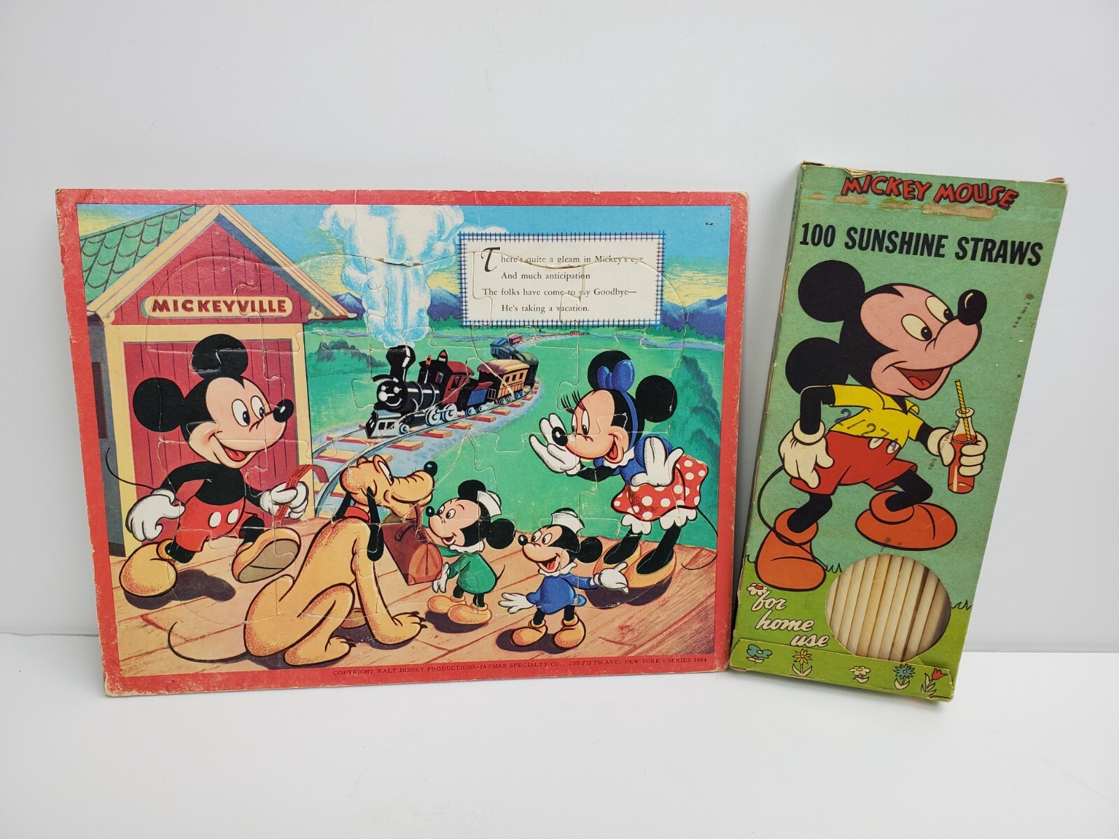 MICKEY MOUSE ★ ヴィンテージ　パズル　ウォルトディズニー Vintage Mickey Mouse Fantasia Puzzle: 1970s Disneyland