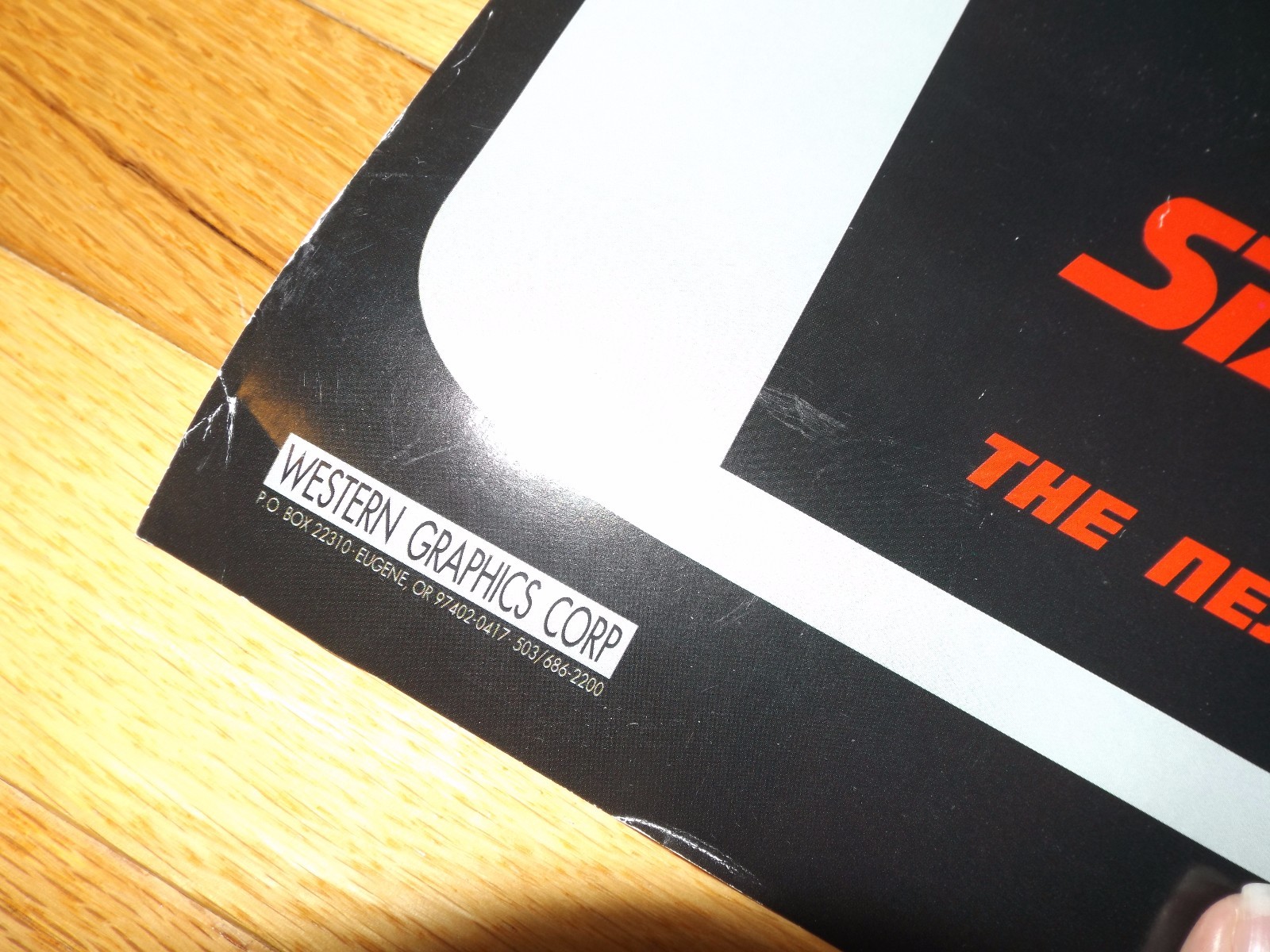 1995 Star Trek Next Generation POSTER Starship Warship Warbird Cruiser Ship 1219