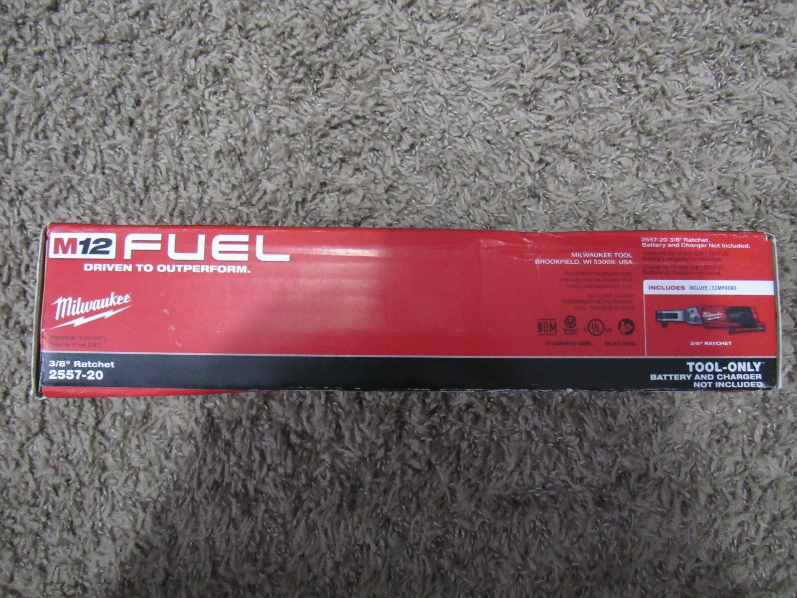 NEW SEALED Milwaukee 2557-20 M12 Fuel 12v Li-ion Cordless 3/8