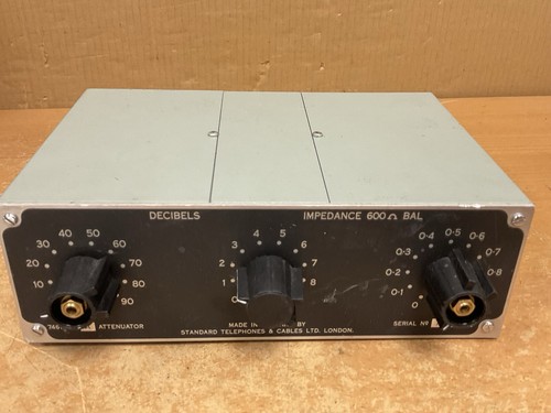 Vintage Attenuator Electircal Equipment Standard Telephones & Cables Ltd England