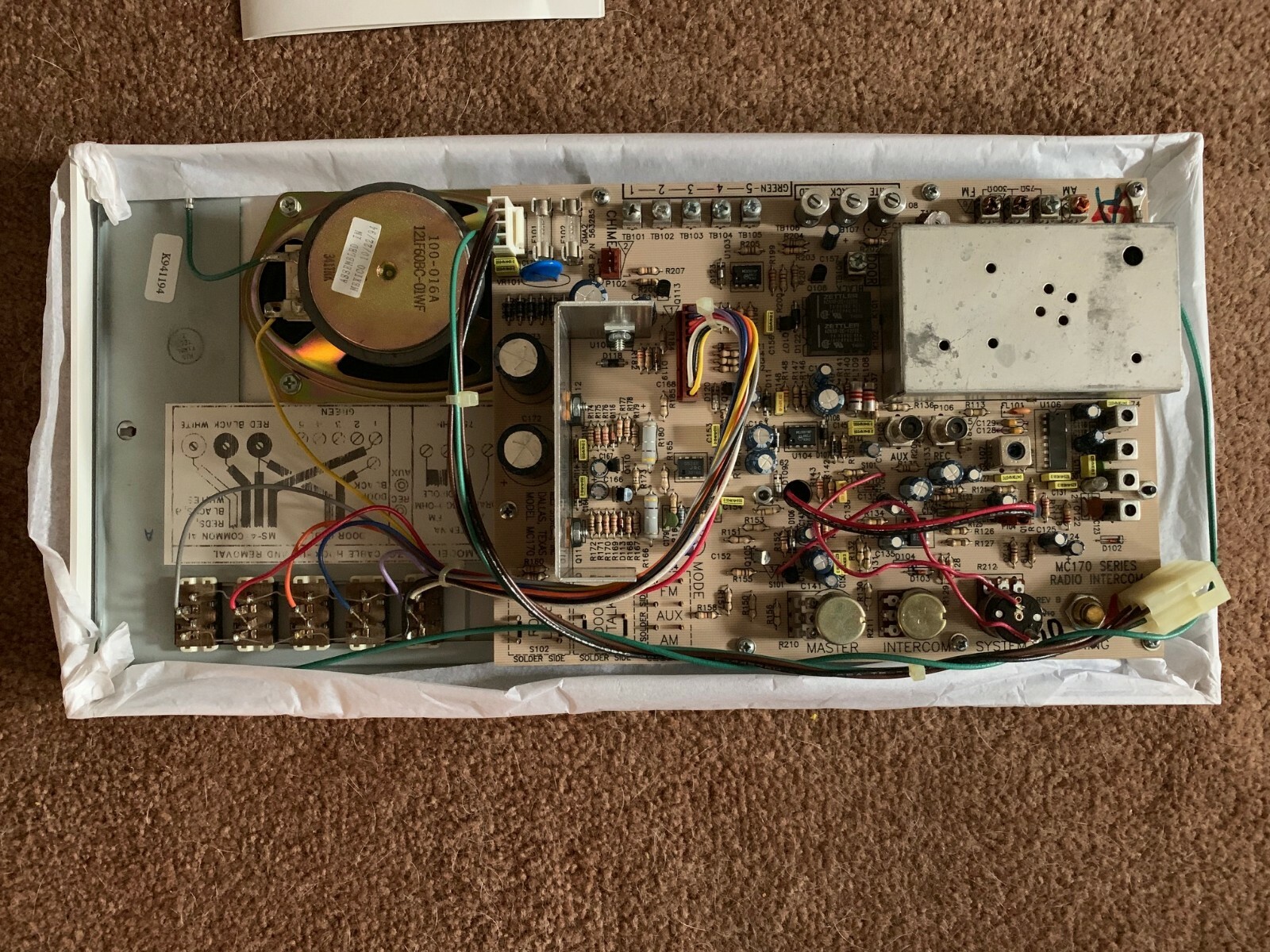 M&S Systems Musical Intercom Color White Model # MC170