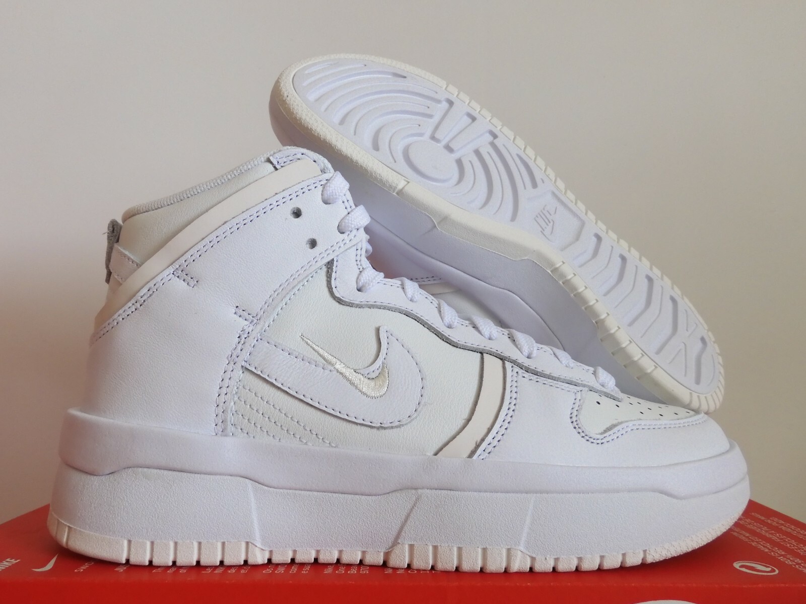 激レア!! Women’s Nike Dunk High Up Summit White Sail WMNS NIKE DUNK HIGH UP SUMMIT WHITE-WHITE-SAIL-BLACK SZ 9.5