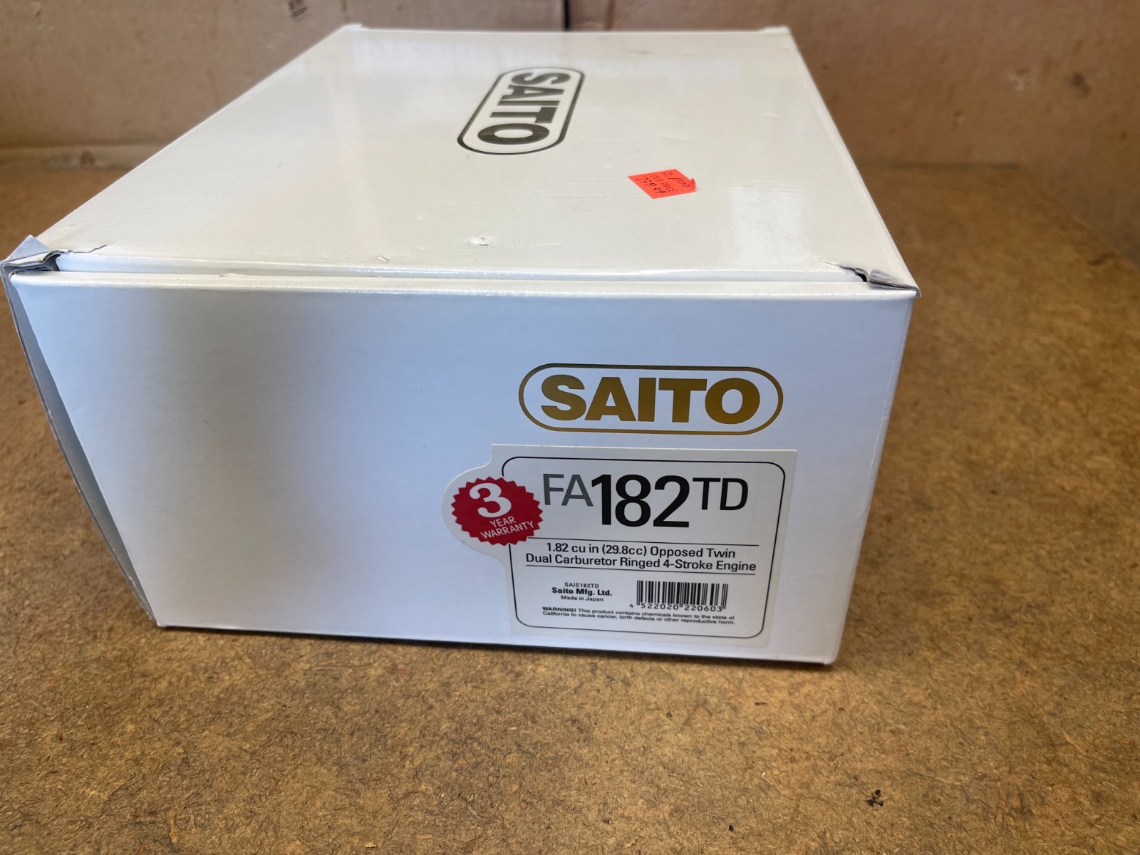 Saito FA-182TD Twin 4-Stroke R/C Model Airplane Engine