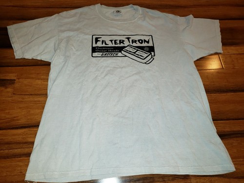 Vtg Gretsch Filter'tron Tee Shirt X-Large 2 sided rare original pickups