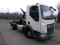 2019 (68) LEYLAND DAF LF45.160 HOOK LOADER. 7.5 TON GVW. XR MULTILIFT GEAR.