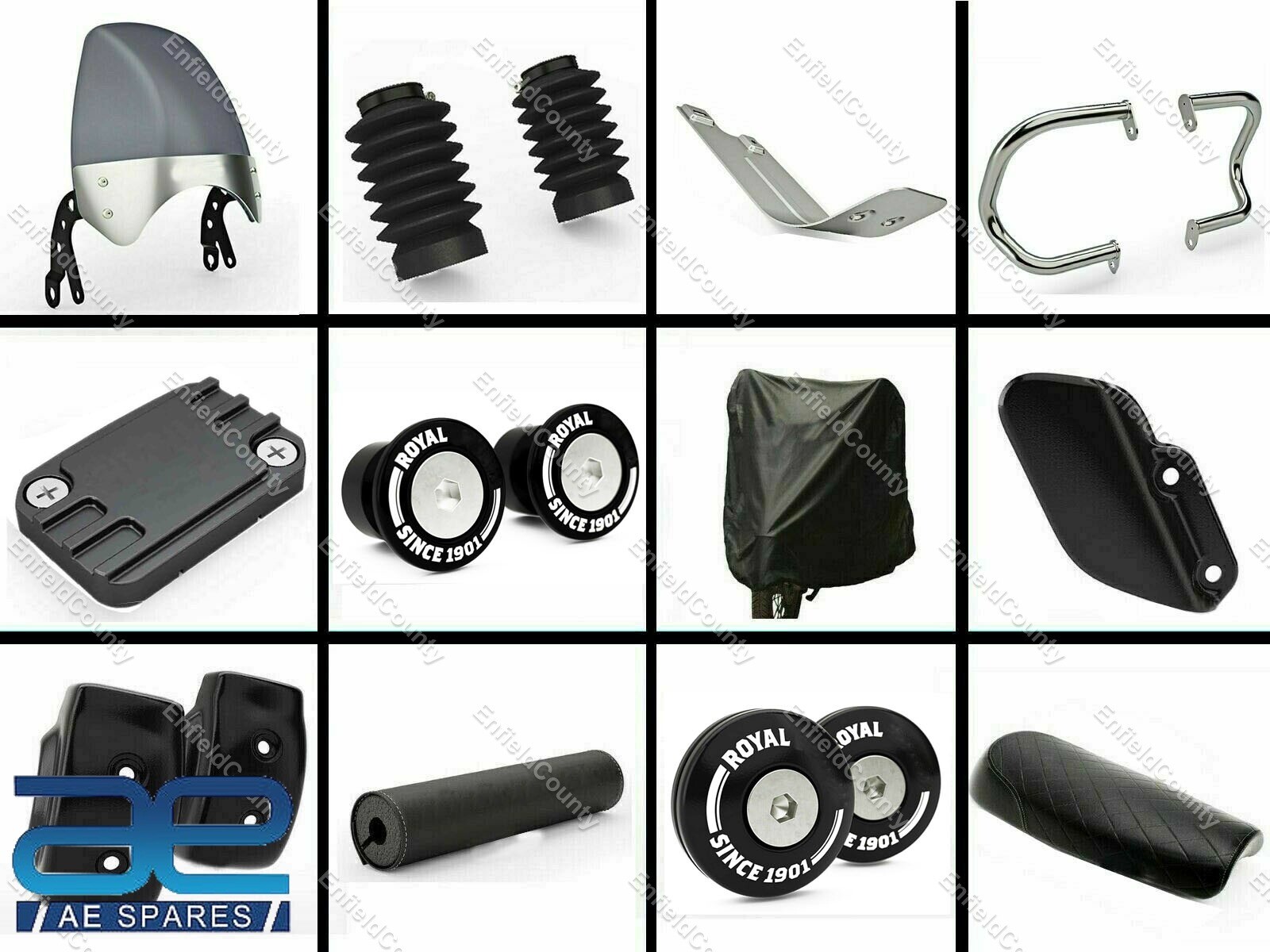 Fits Royal Enfield Interceptor 650 Accessory Products Combo Pack 12 Item 