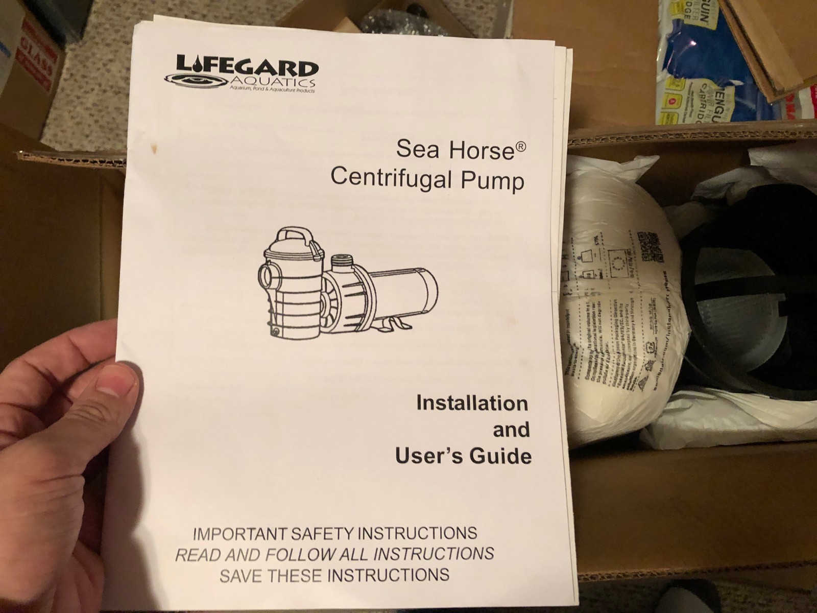 Lifegard Aquatics 1/2 HP Sea Horse Self Prime Pump
