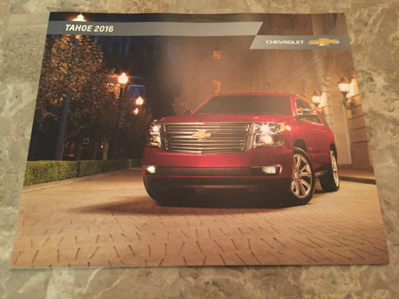 2016 Chevy Tahoe 28-page Original Sales Brochure