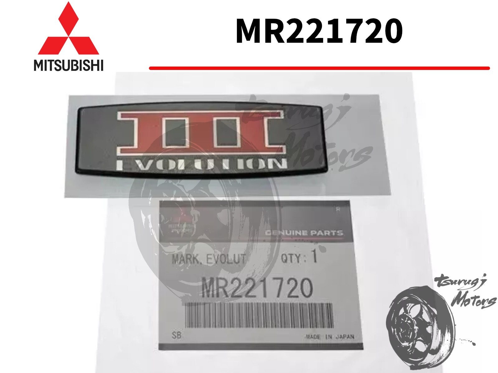 MITSUBISHI Genuine LANCER EVO3 CE9A 