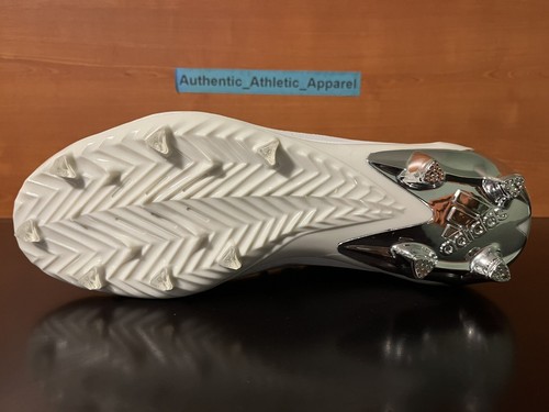 ADIDAS ORIGINALS ADIDAS ADIZERO PRIMEKNIT FOOTBALL CLEATS WHITE CHROME MEN'S SIZE 12 GX5420