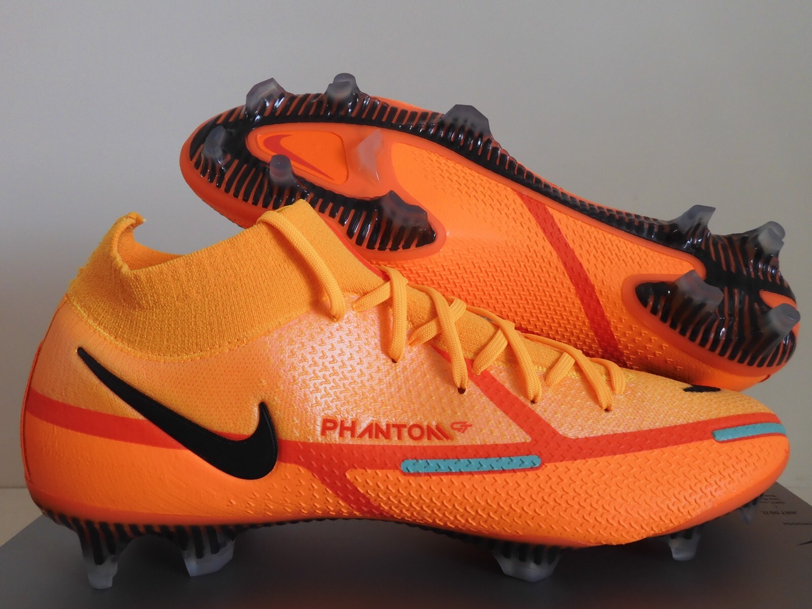 Nike Phantom Gt2 Elite Df Fg Laser Orange-Black Sz 11