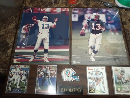 XL Dan Marino / Miami Dolphins Licensed Wood Plaque