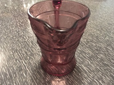 Bryce Bros Amethyst Oaken Bucket Cream Pitcher