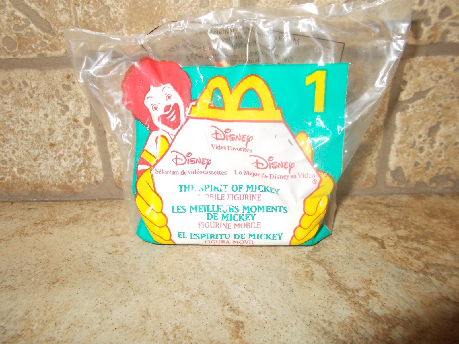 McDonald's Happy Meal The Spirit of Mickey Mobile Figurine, 1998, New (A03)
