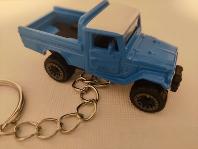 2020 Toyota Land Cruiser Blue With White Top Keychain. Very Rare Limited Edition