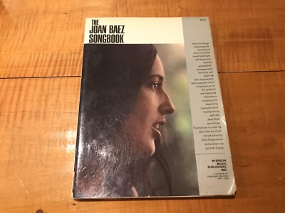 The Joan Baez Songbook : 1967 Folk Art Sheet Music Illustrated Eric Von Schmidt