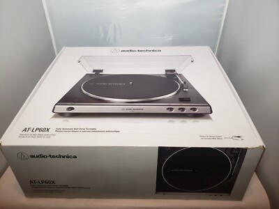 Audio-Technica AT-LP60X  Automatic Belt-Drive Stereo Turntable (Black) READ