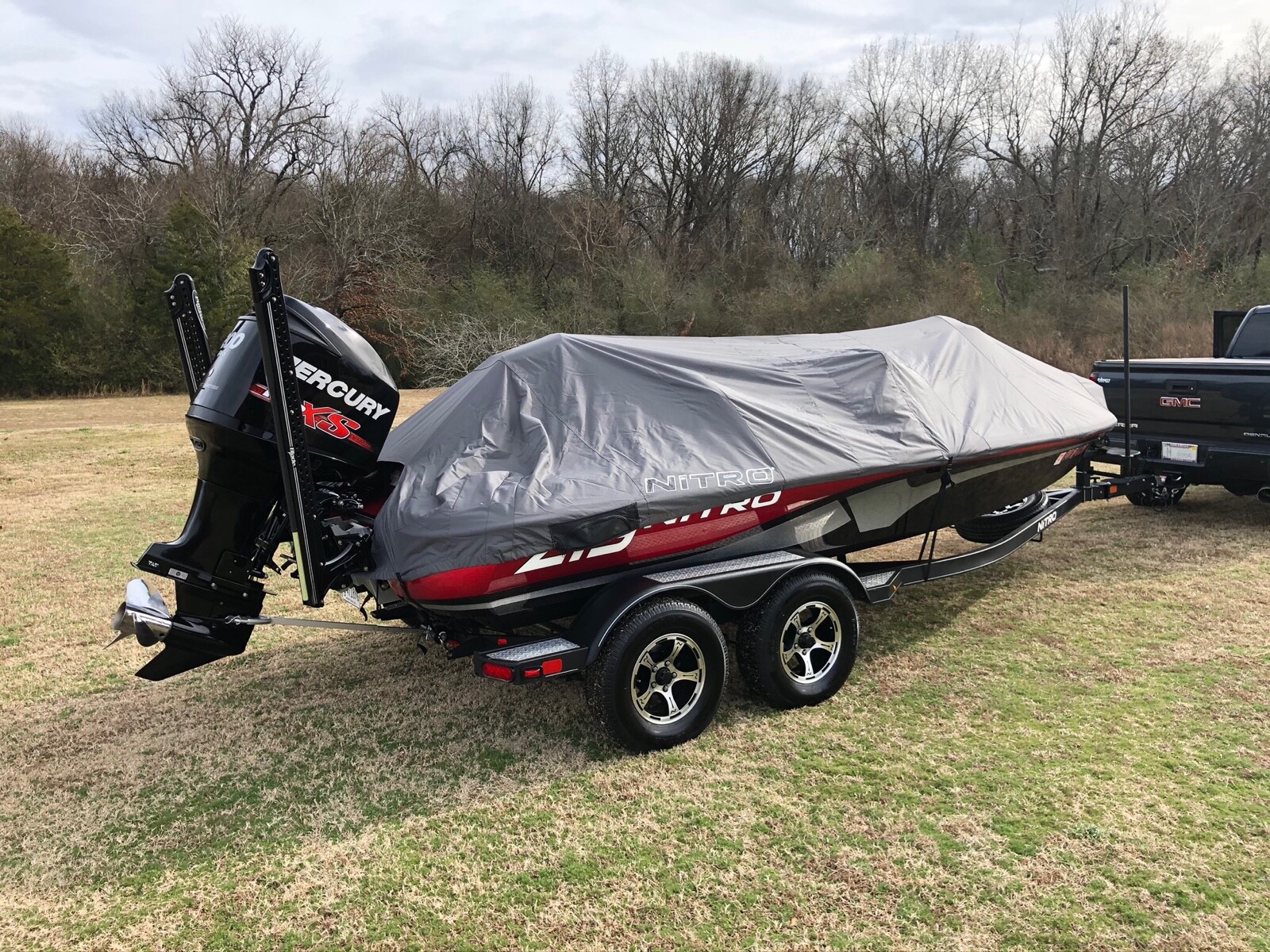 2018 NITRO Z19 PRO DUAL CONSOLE (MERCURY 200 XS) (DUAL AXLE TRAILER) (COVER)