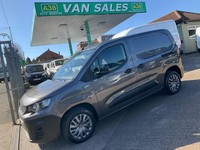 2021 Peugeot Partner 1000 PROFESSIONAL PREMIUM 1.5 BLUEHDI 100 BHP PANEL VAN EUR