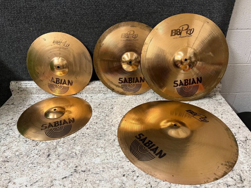 Sabian B8 Pro Cymbal Set Hi Hat, , Crash & Ride