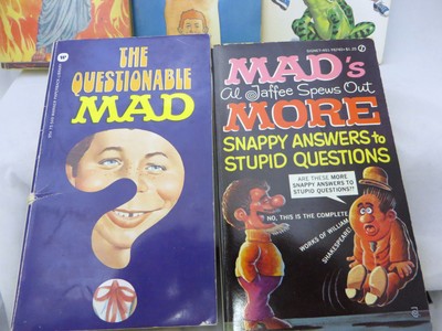 Vintage Mad paperback books lot 5 1970s  soft cover