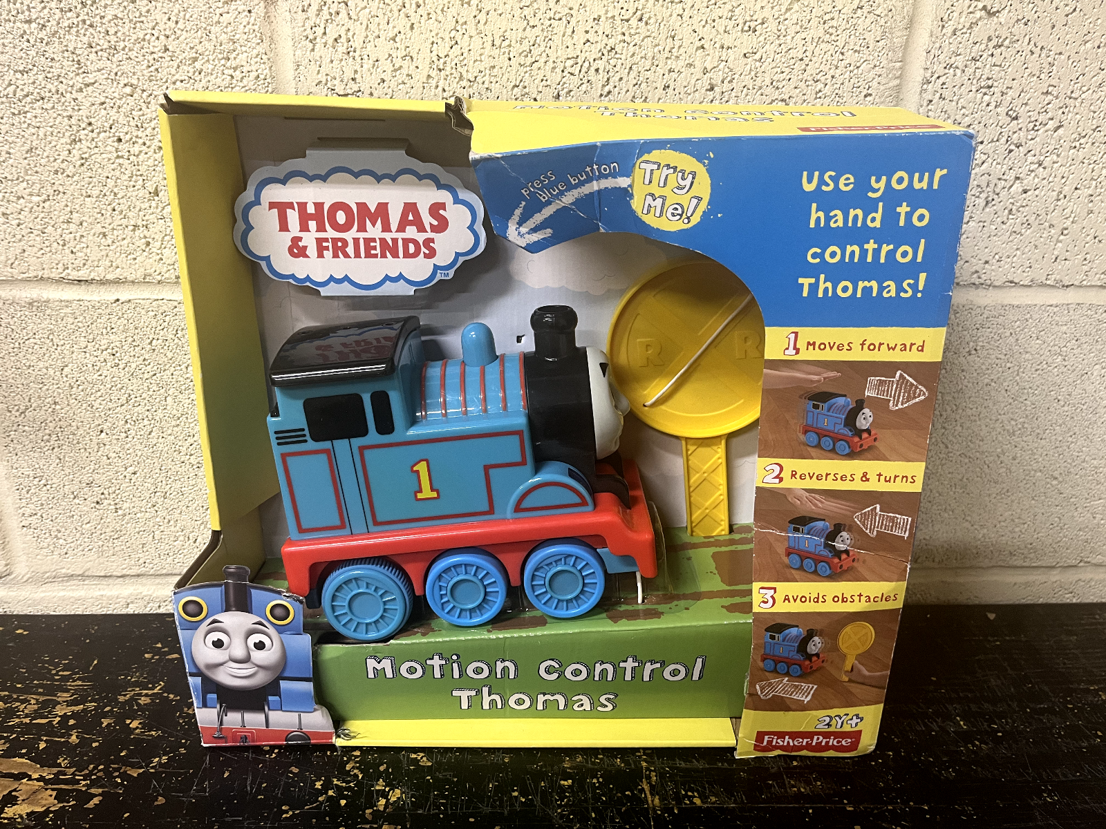 Thomas Friends My First Thomas Motion Control Fisher Price NEW DAMAGED BOX