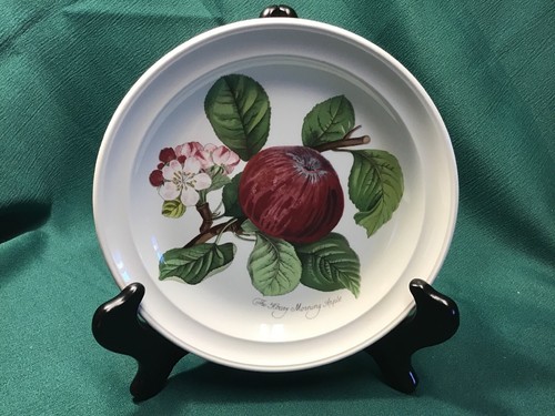 Set 4 PORTMEIRION  POMONA Sunken Bread Dessert Plates FRUIT Design England 7-3/8