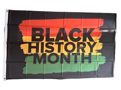 Black History Month Large 5ft x 3ft Polyester Flag *SALE PRICE*