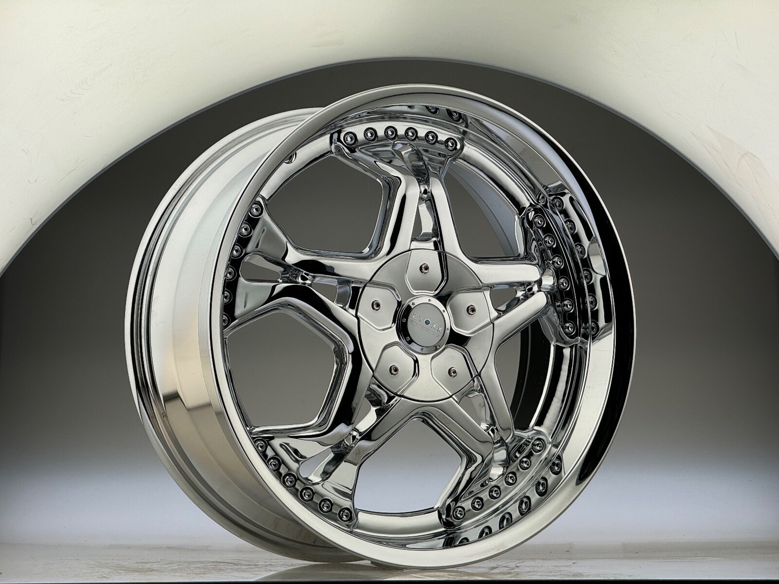 Yoking さま　CHROME 20x8.5 ZYOX wheels Chrome style ZX-2 10Hole 5x100 / 5x114.3